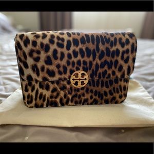 Tory Burch Animal print purse.
